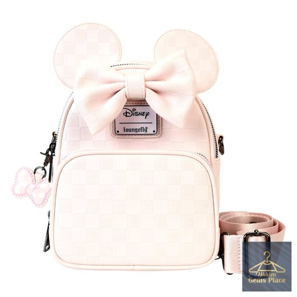 Convertible Mini Backpack & Crossbody Bag, Faux Leather, Adjustable Straps main image 5